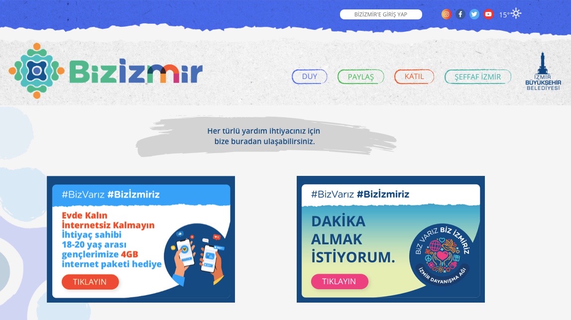 İZMİR BÜYÜKŞEHİR'DEN ÖĞRENCİLERE İNTERNET PAKETİ