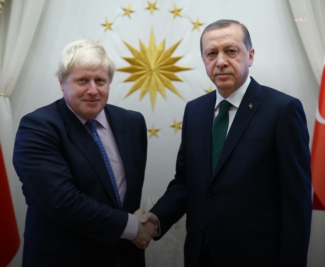 ERDOĞAN JOHNSON İLE AFGANİSTAN KONUSUNU GÖRÜŞTÜ