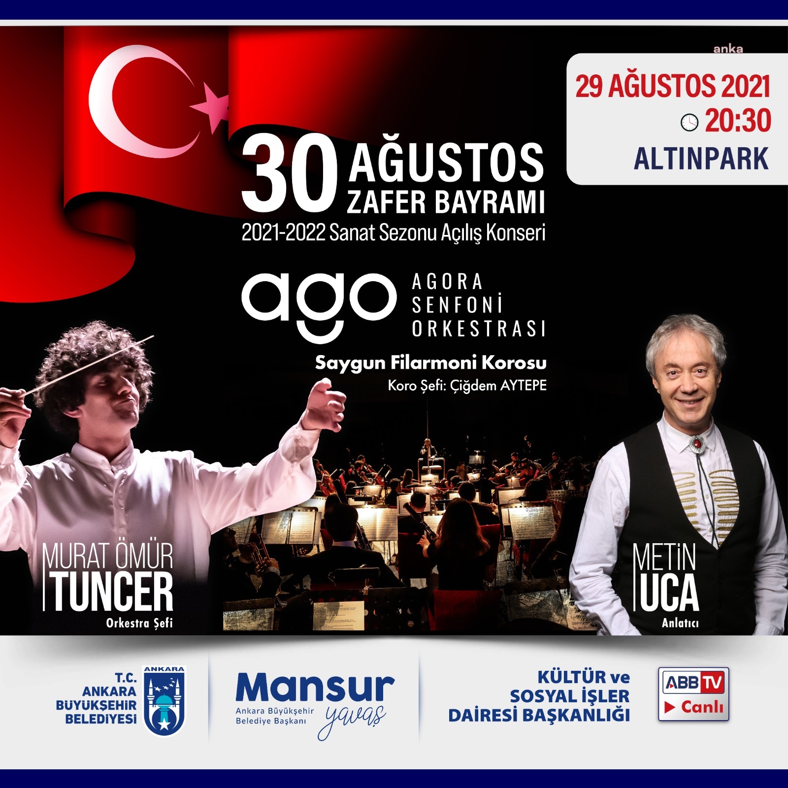 ANKARA BÜYÜKŞEHİR’İN AÇIK HAVA KONSERLERİ DEVAM EDİYOR