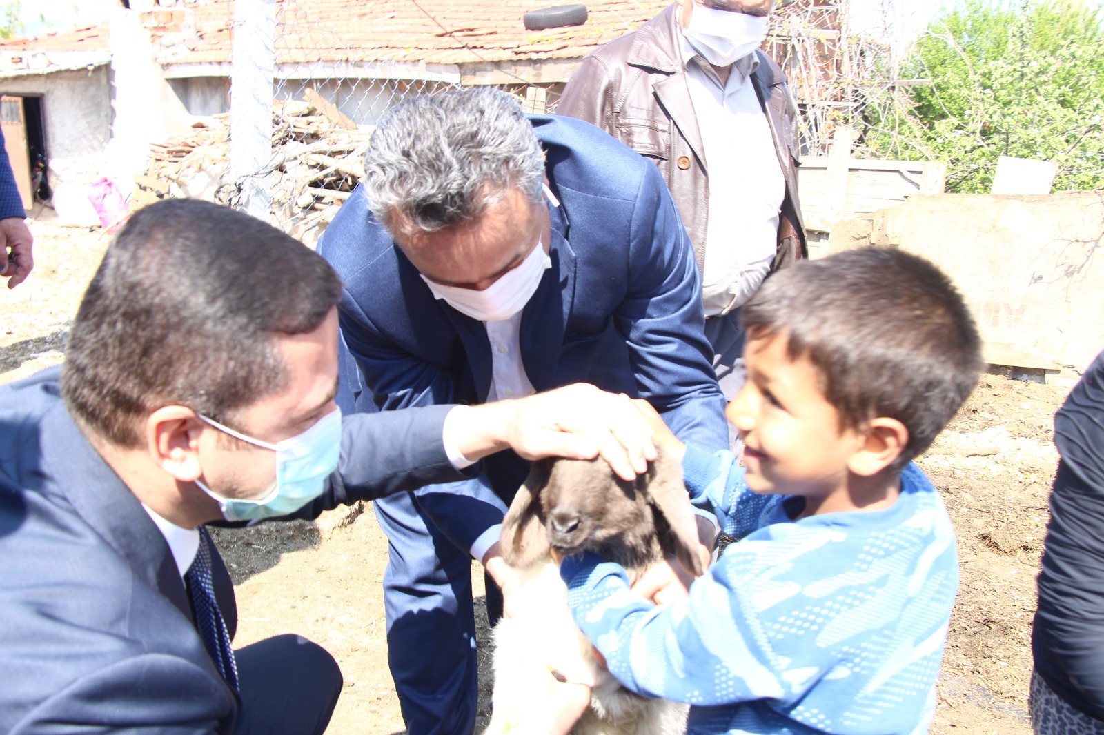 KONYA BÜYÜKŞEHİR BELEDİYESİ KOYUNLARI TELEF OLAN AİLEYİ SEVİNDİRDİ