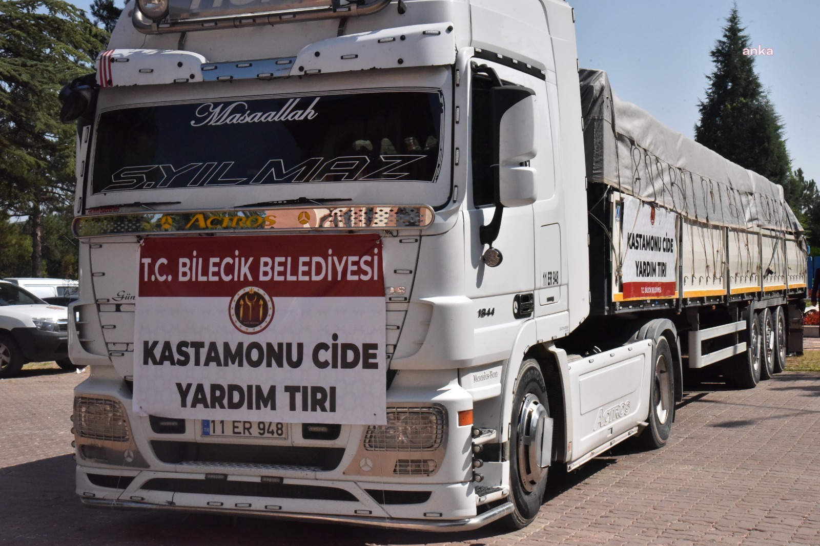BİLECİK’TEN KASTAMONU CİDE’YE YARDIM TIRI