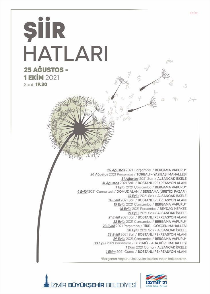 İZMİR’DE “ŞİİR HATLARI” PROJESİ HAYATA GEÇİRİLİYOR