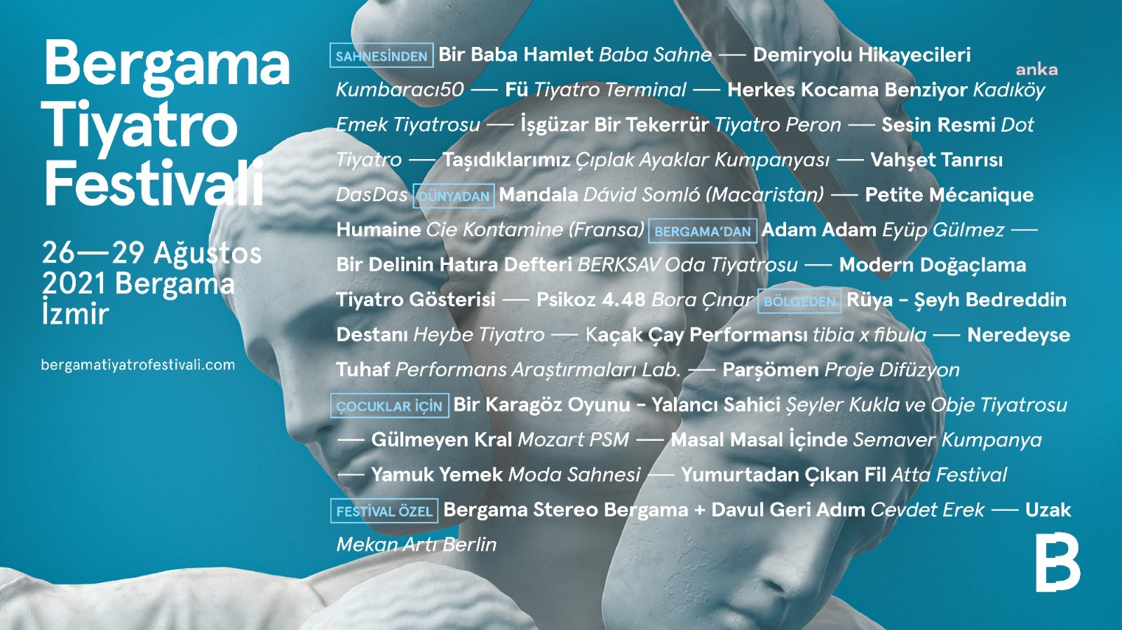 BERGAMA TİYATRO FESTİVALİ BAŞLIYOR