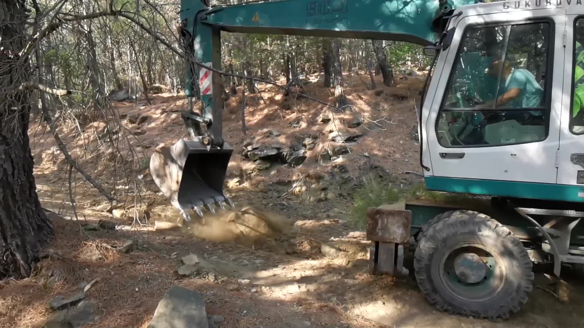 KAZDAĞI MİLLİ PARKI'NDA SOĞUTMA ÇALIŞMALARI DEVAM EDİYOR