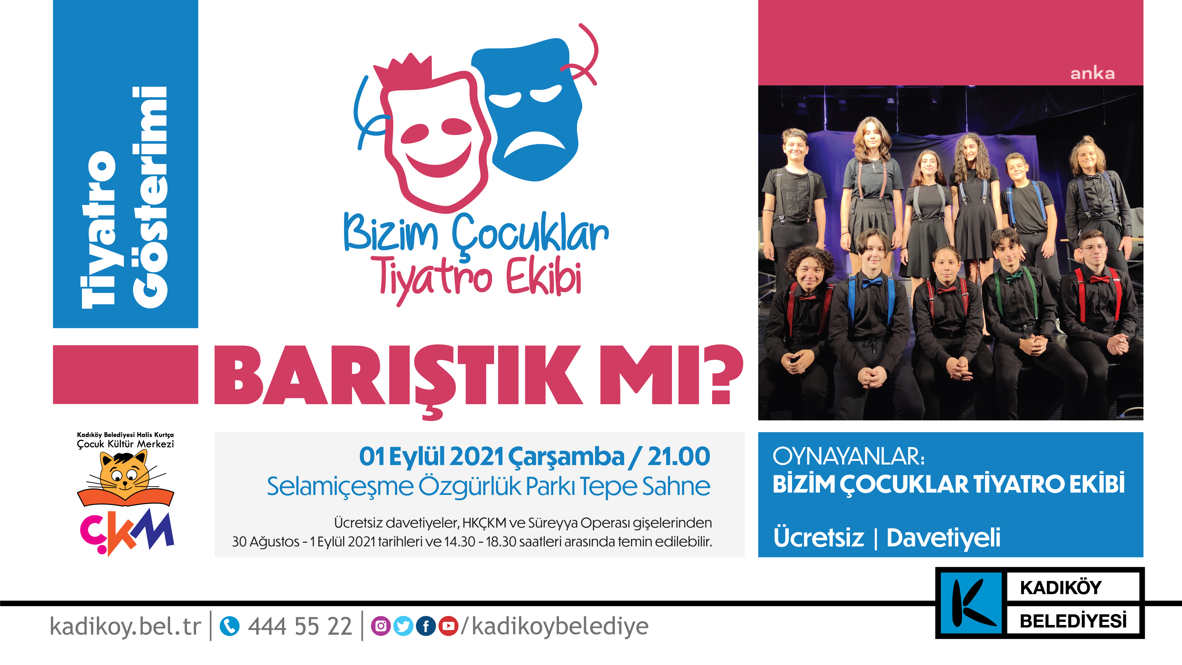 BİZİM ÇOCUKLAR DÜNYA BARIŞ GÜNÜ İÇİN SAHNE ALIYOR