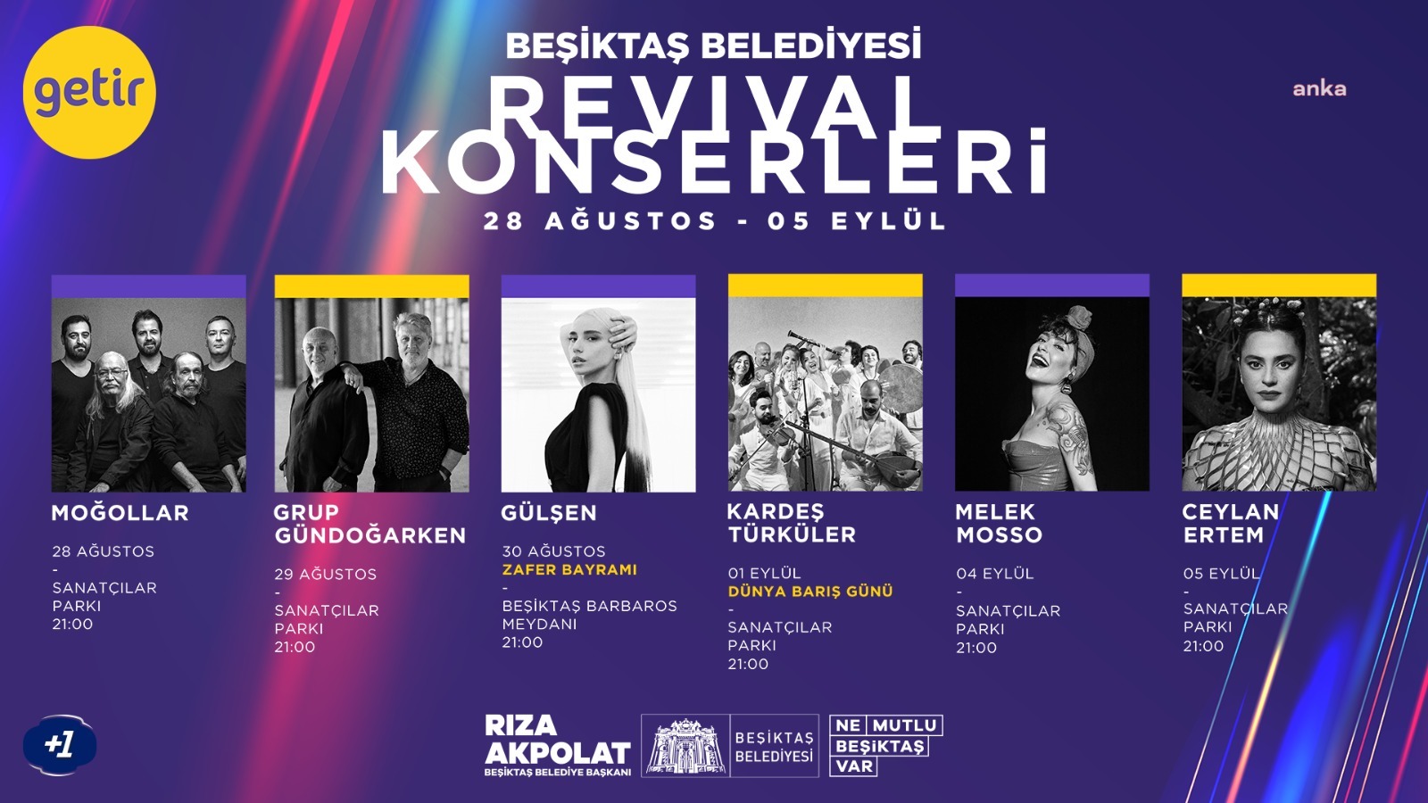 BEŞİKTAŞ’TA REVİVAL KONSERLERİ BAŞLIYOR