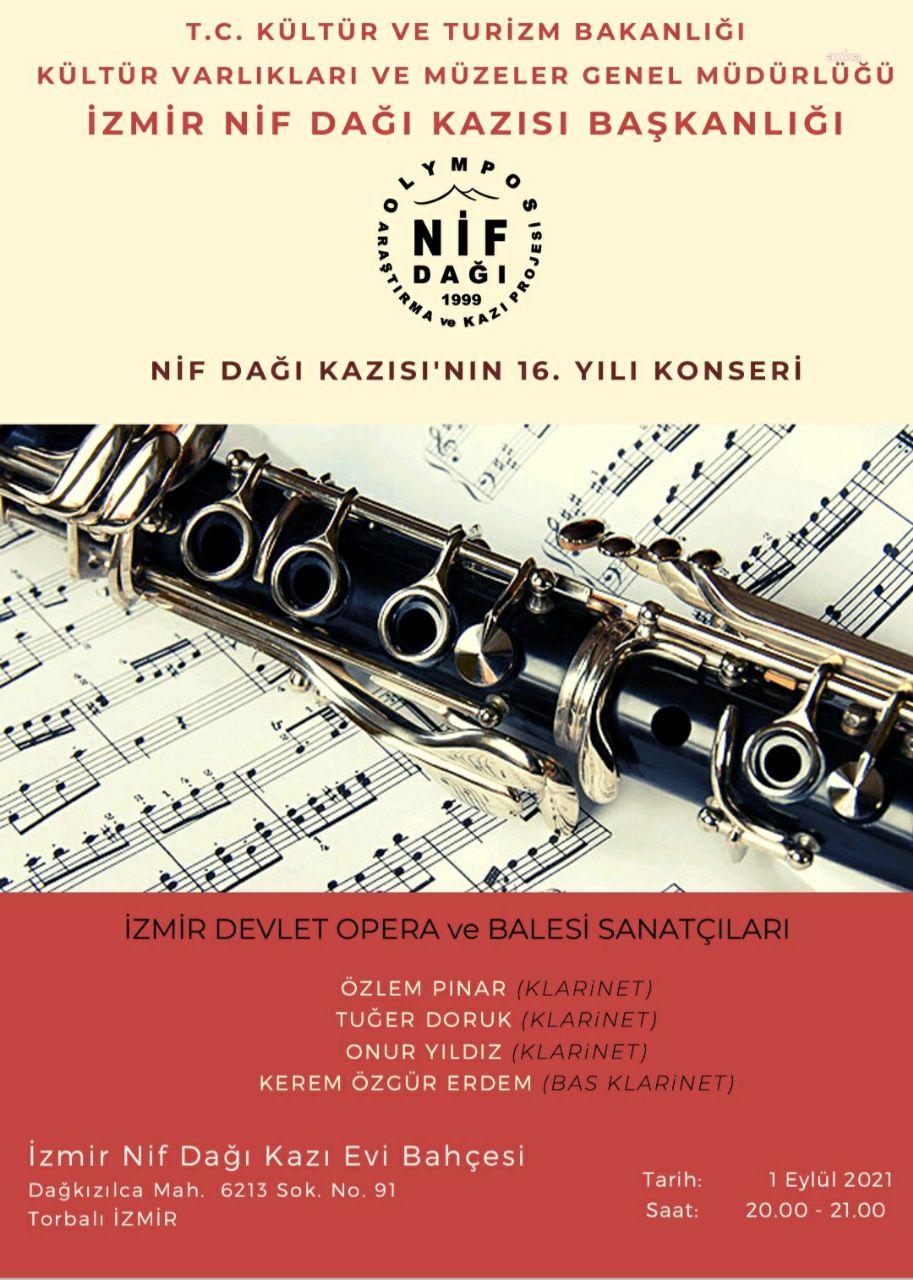 NİF DAĞI KAZISI’NIN 16. YILI KONSERLE KUTLANACAK