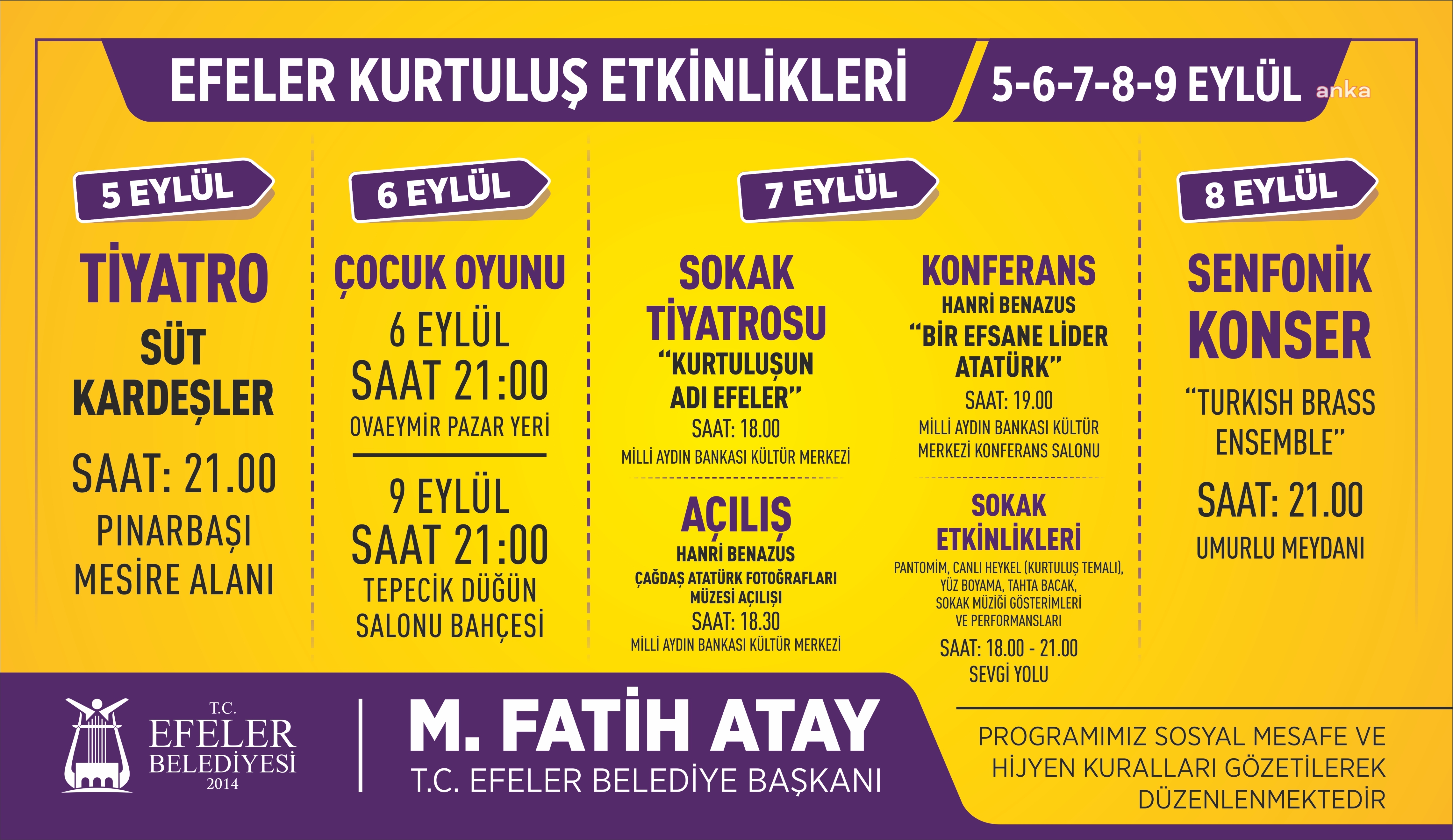 EFELER’İN KURTULUŞU ETKİNLİKLERLE KUTLANACAK