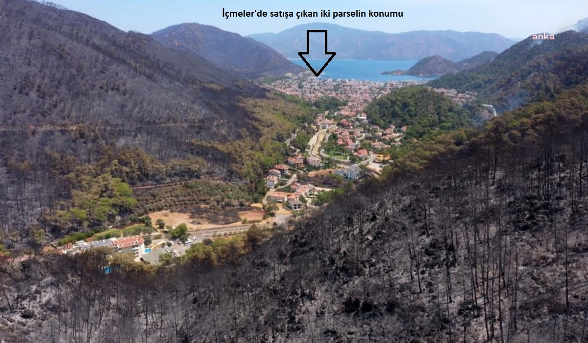YANGINDA ZARAR GÖREN İÇMELER'DE DENİZE SIFIR 2 PARSEL KAMUDAN SATIŞTA