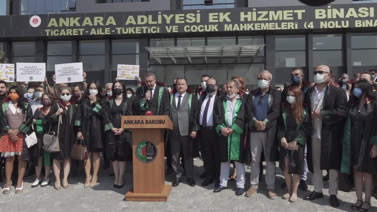 ANKARA BAROSU'NDAN ADLİ YIL AÇIKLAMASI: "ÜLKEMİZDE YENİ ADLİ YILI MAALESEF KUTLAYAMIYORUZ"