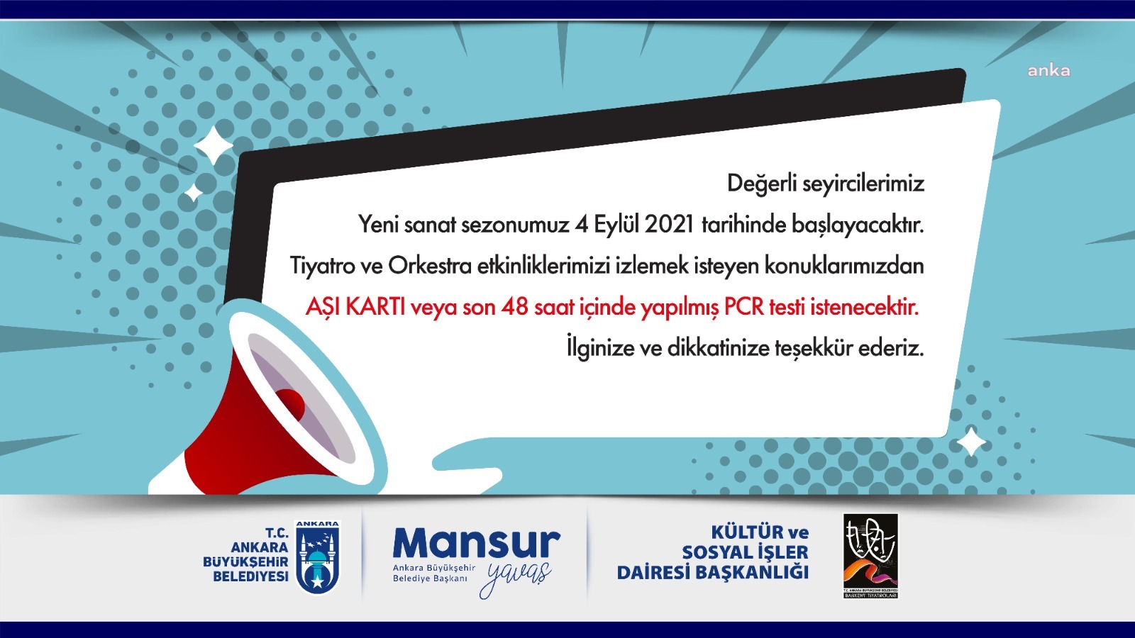 BAŞKENT TİYATROLARI YENİ SEZONU ÇOCUK OYUNLARIYLA AÇIYOR
