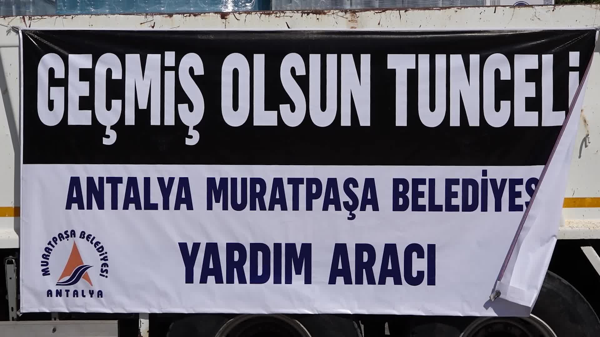 MURATPAŞA’DAN TUNCELİ’DE YANGINLA MÜCADELEYE DESTEK