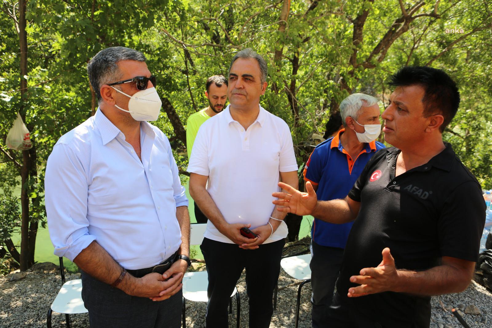 CHP’Lİ GÜRSEL EROL: “YANGININ İZLERİNİ GÖRÜNCE İÇİMİZ YANIYOR”