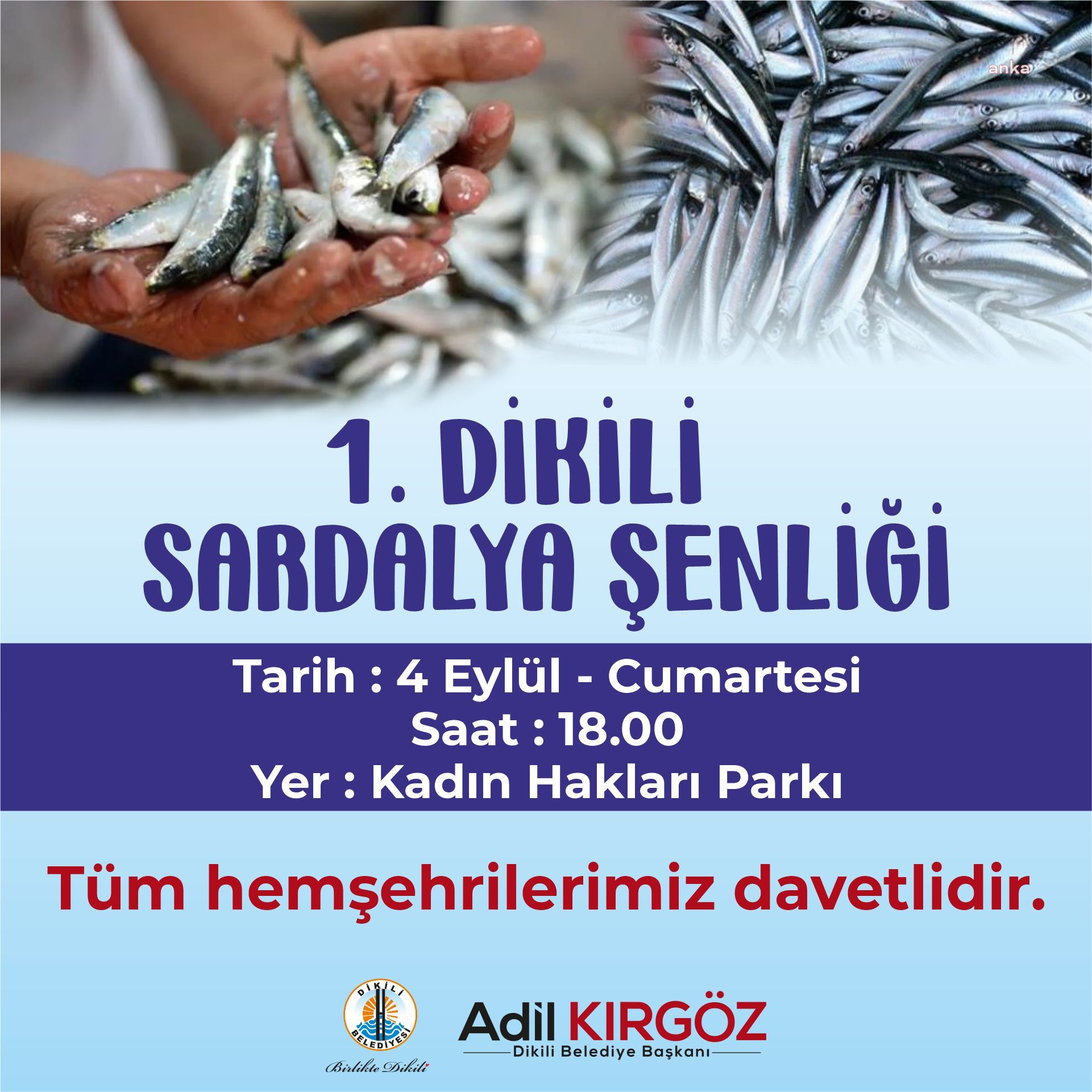DİKİLİ'DE SARDALYA ŞENLİĞİ ZAMANI