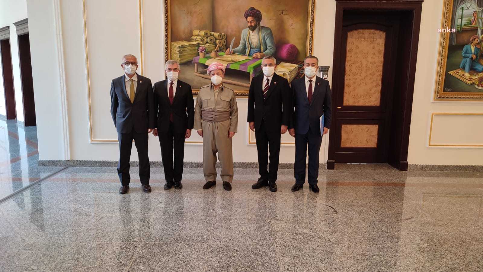CHP HEYETİ BARZANİ İLE GÖRÜŞTÜ