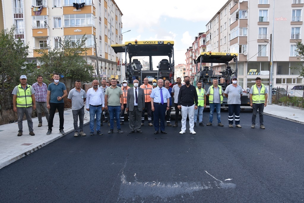 TEKİRDAĞ'DA YOL YENİLEME ÇALIŞMALARI DEVAM EDİYOR