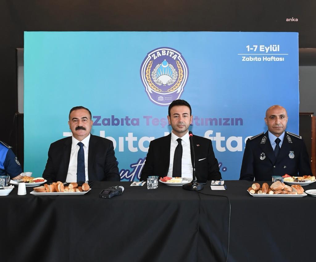 BEŞİKTAŞ BELEDİYE BAŞKANI AKPOLAT, MESAİ ARKADAŞLARININ ZABITA HAFTASINI KUTLADI