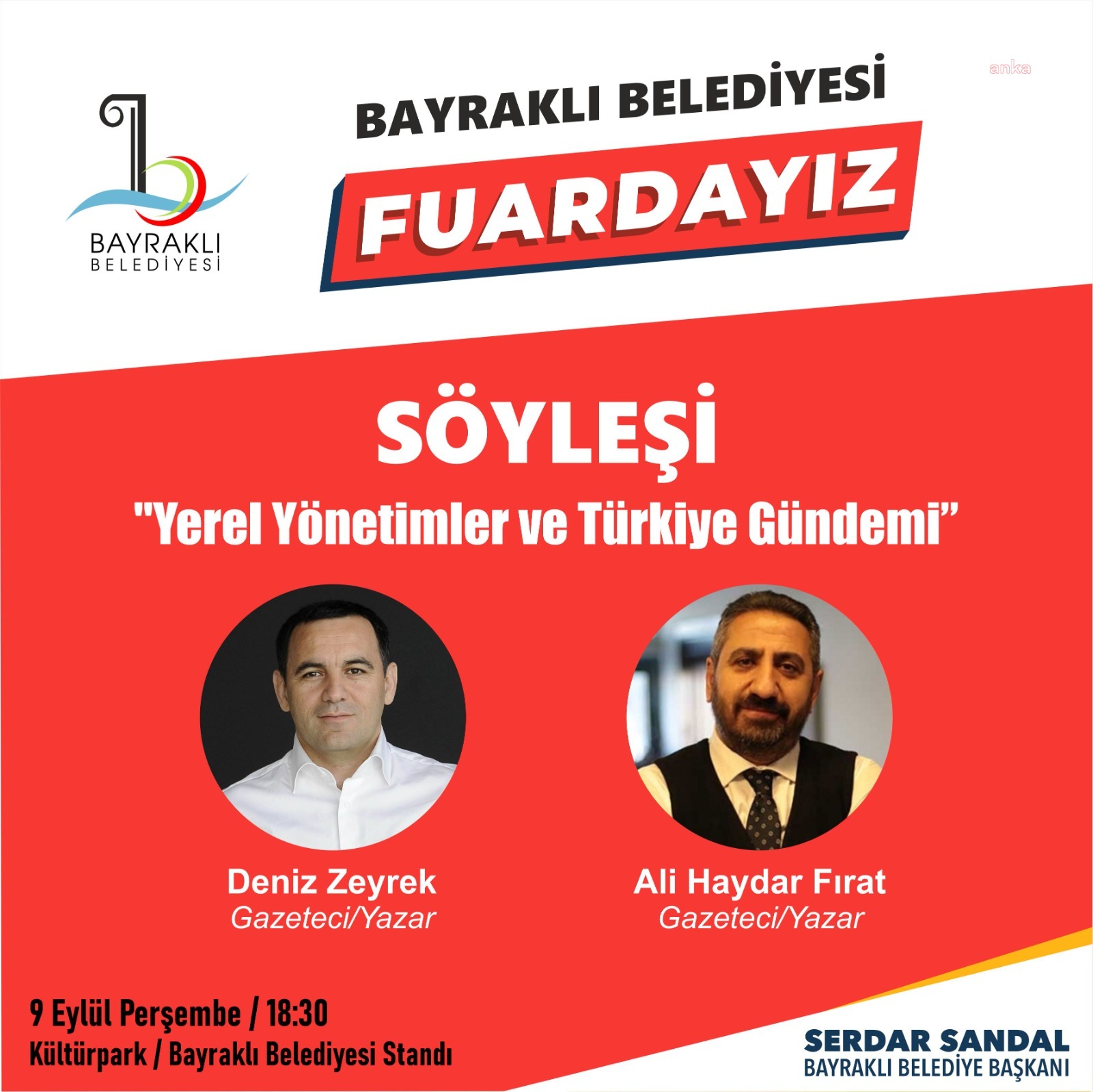 DENİZ ZEYREK VE ALİ HAYDAR FIRAT İEF’TE İZMİRLİLERLE BULUŞUYOR