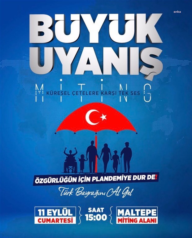 İSTANBUL VALİLİĞİ, AŞI KARŞITLARININ MİTİNGİNE İZİN VERDİ