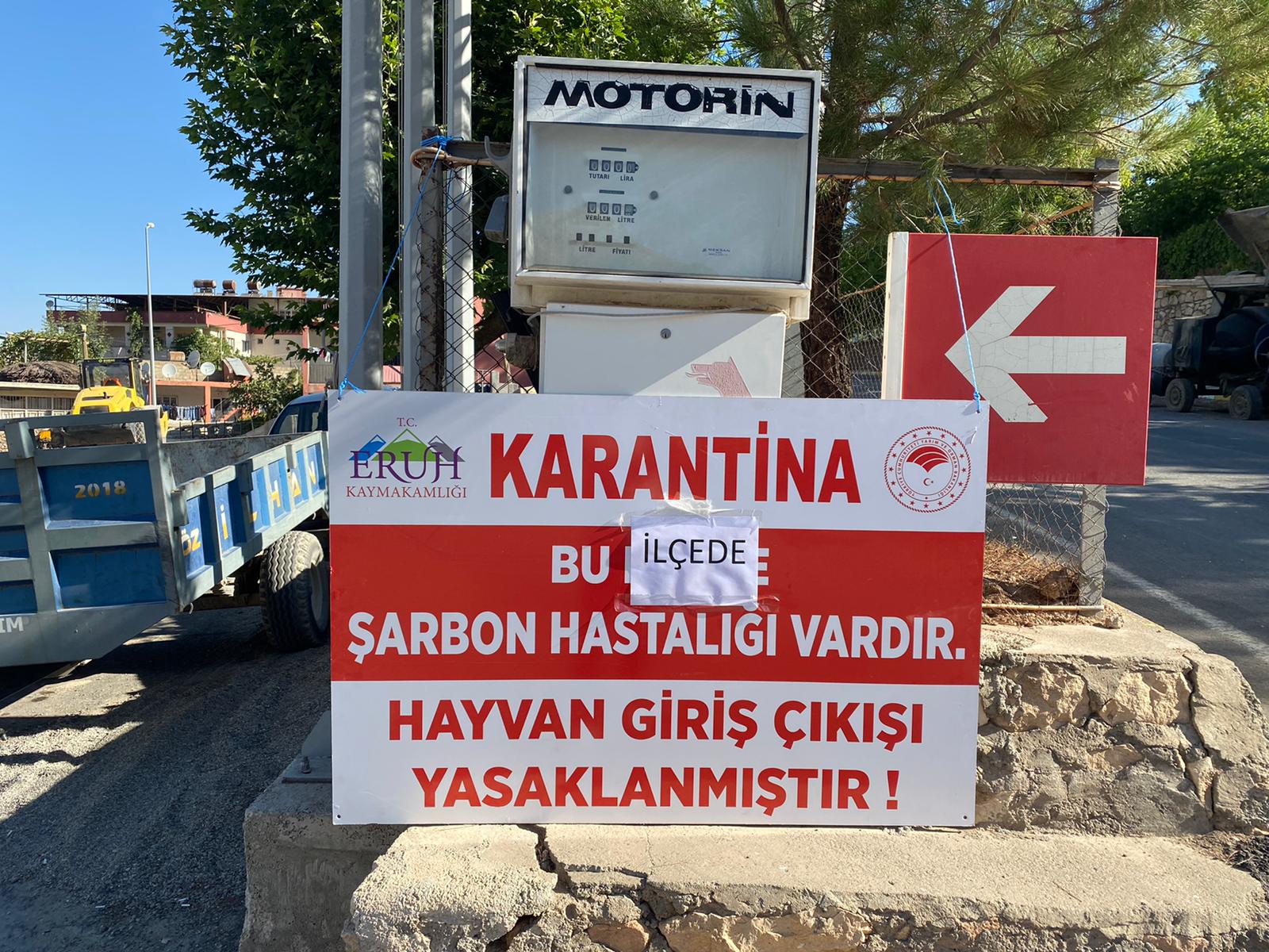 ERUH'TA ŞARBON ÇIKTI, İLÇEYE HAYVAN GİRİŞ ÇIKIŞLARI YASAKLANDI