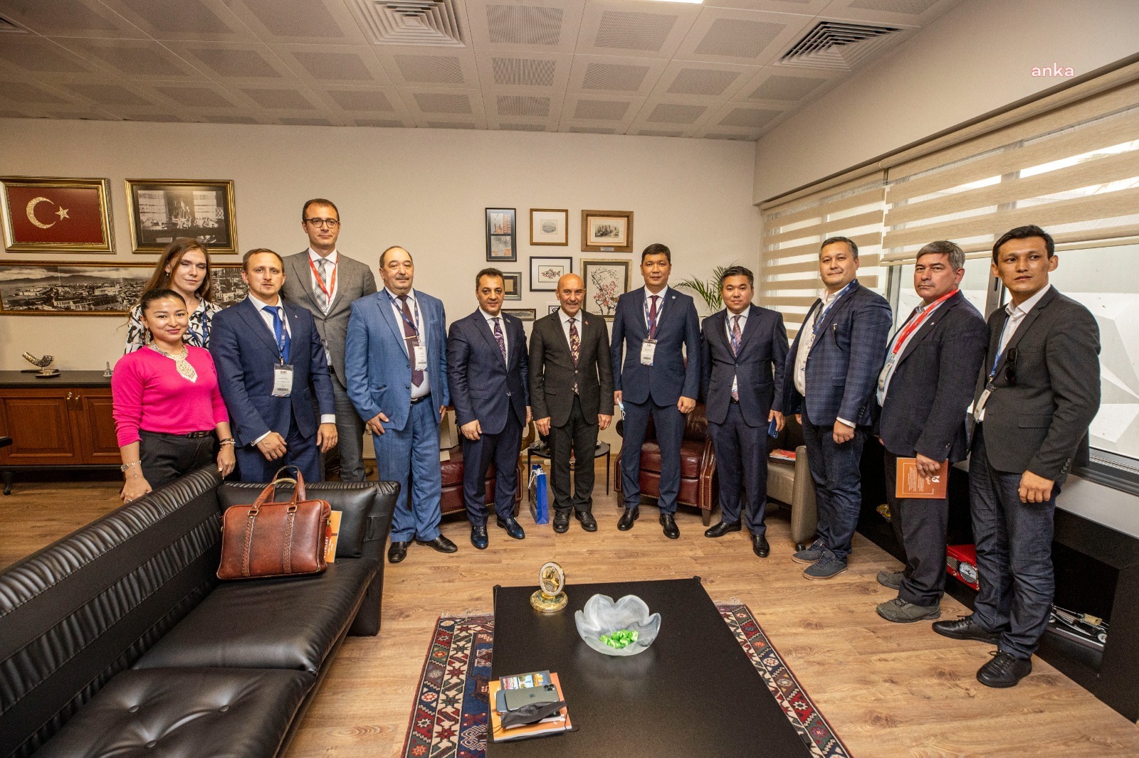 BAŞKAN SOYER KÜLTÜR ZİRVESİ’NİN YABANCI KONUKLARIYLA BİR ARAYA GELDİ