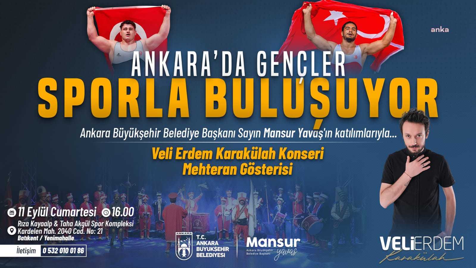 MANSUR YAVAŞ, GENÇLERİ SPOR KURSUNA DAVET ETTİ