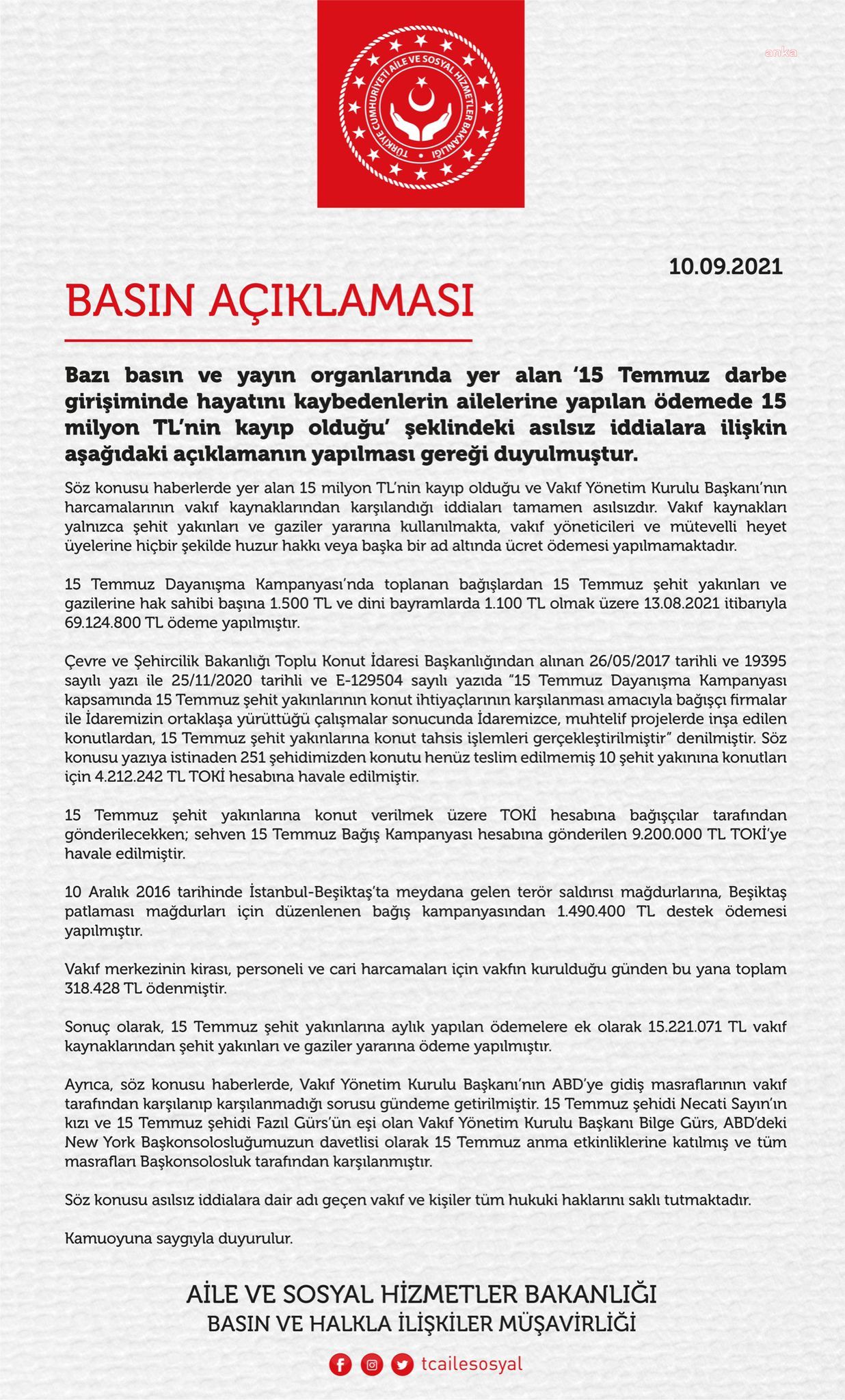 CHP’Lİ EMİR’DEN AİLE BAKANLIĞI’NIN “SEHVEN” AÇIKLAMASINA “SEHVEN” SORUSU