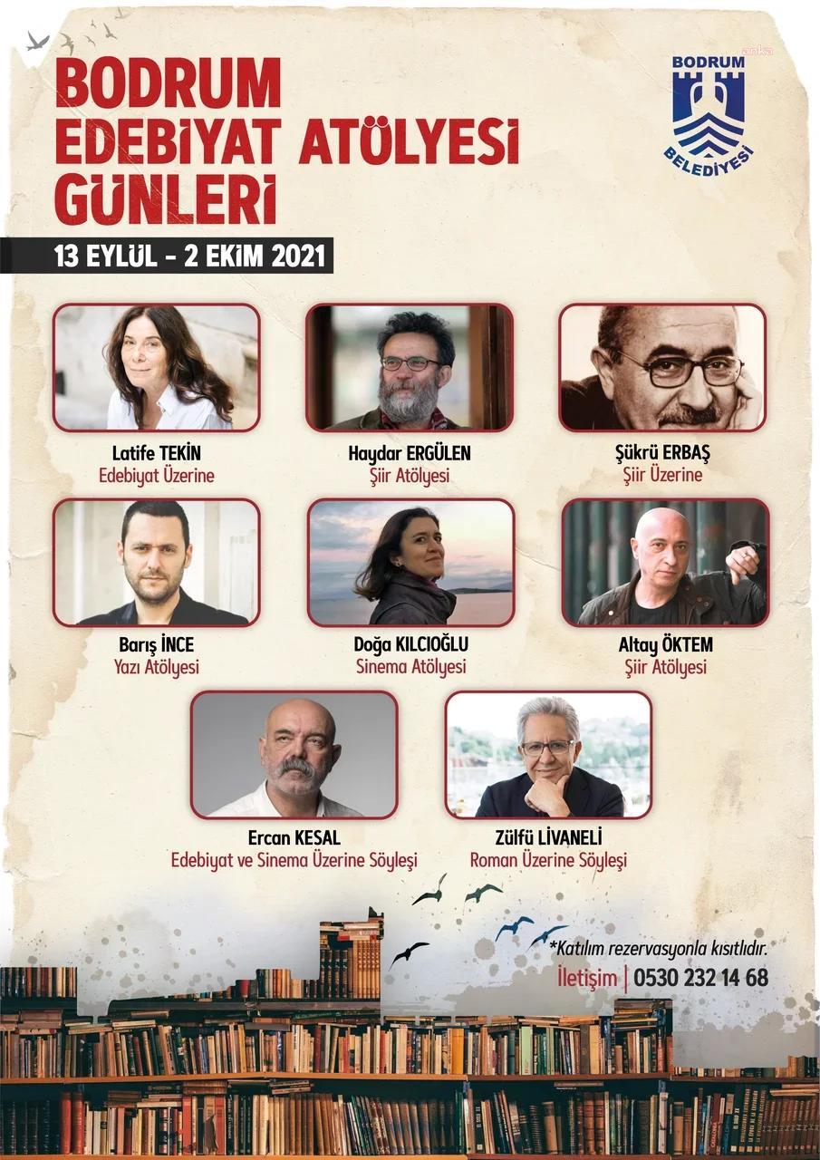 "BODRUM EDEBİYAT ATÖLYESİ GÜNLERİ" USTALARI AĞIRLAYACAK