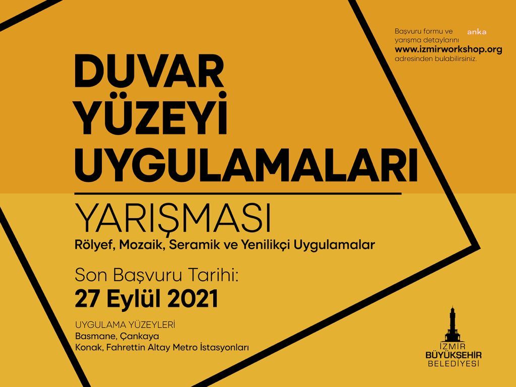 İZMİR'DE METRO İSTASYONLARI SANAT GALERİSİNE DÖNÜŞECEK