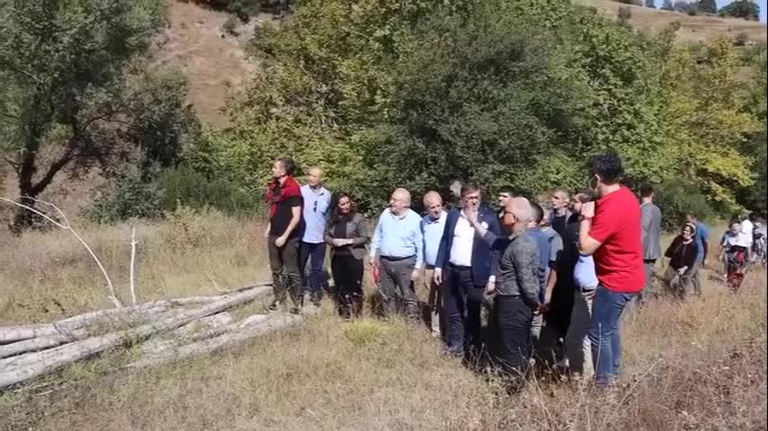 YAŞAM ALANLARINDA TAŞ OCAĞI İSTEMEYEN KIZDERBENTLİ YURTTAŞLAR, "ÇED OLUMLU" KARARINI YARGIYA TAŞIYOR