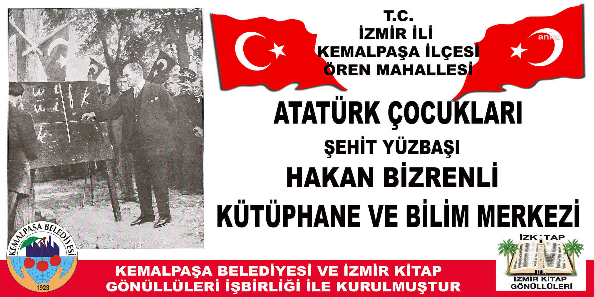 KEMALPAŞA BELEDİYESİ, ŞEHİT YÜZBAŞI BİZRENLİ'NİN ADINI ÖREN'DE AÇILACAK KÜTÜPHANEDE YAŞATACAK