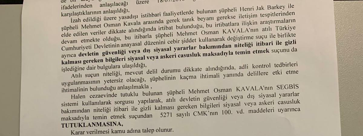 KAVALA BU KEZ CASUSLUKTAN TUTUKLANDI