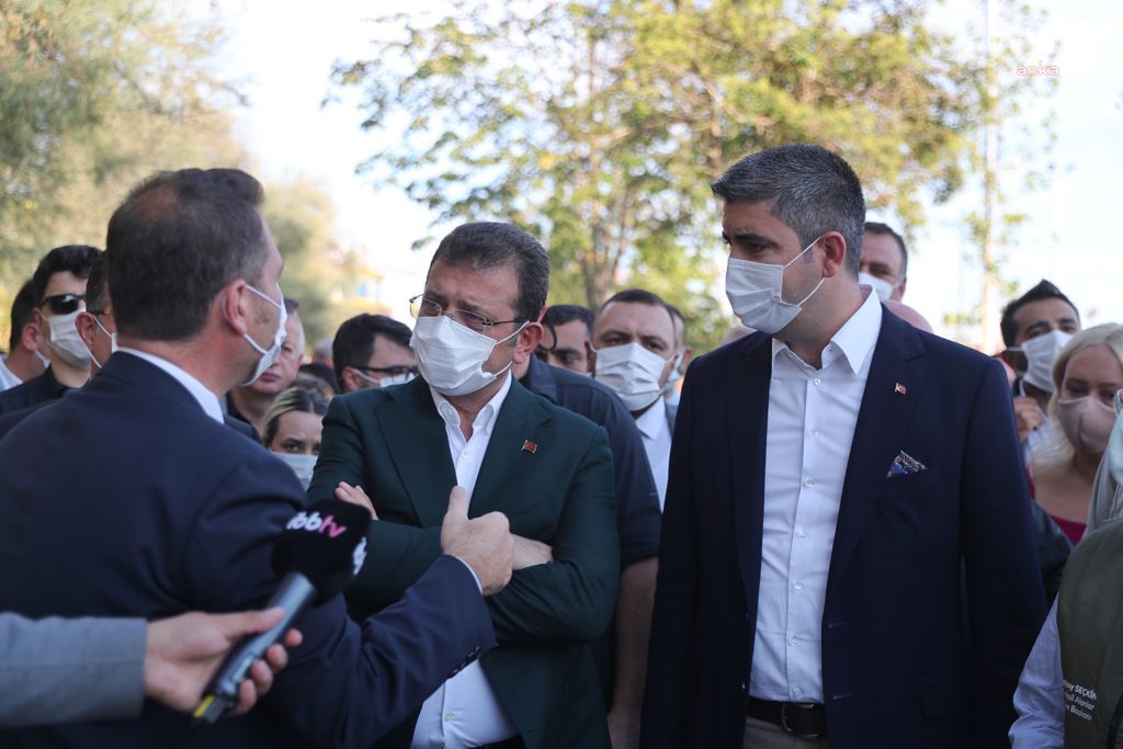 KARTAL’DA BAŞTAN AŞAĞI YENİLENEN PARKA İMAMOĞLU'NDAN ZİYARET