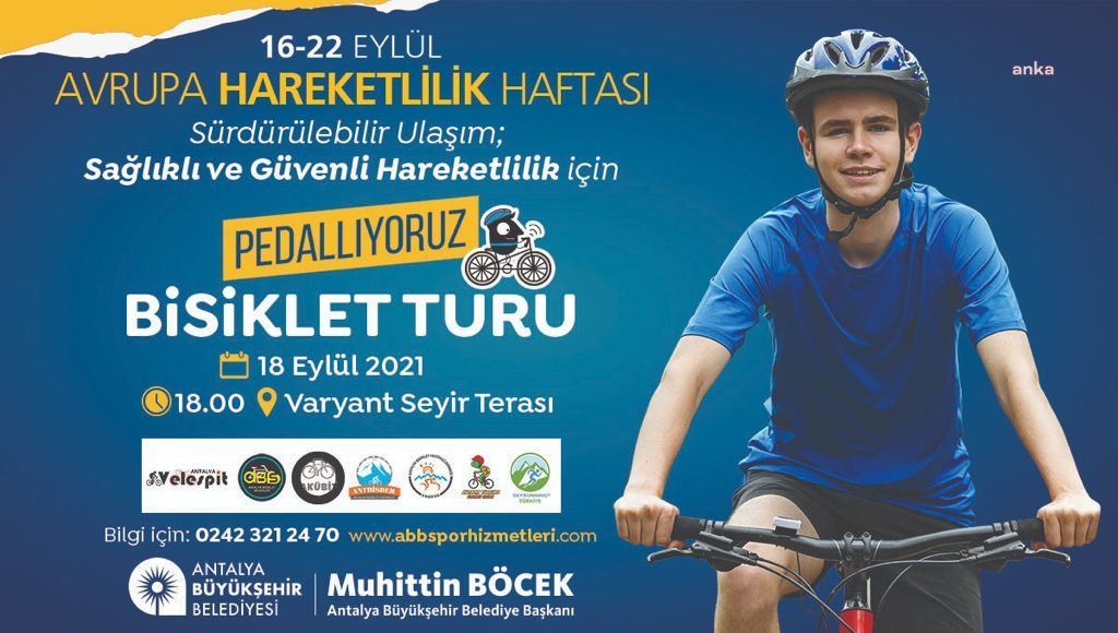 ANTALYA BÜYÜKŞEHİR AVRUPA HAREKETLİLİK HAFTASINI KUTLUYOR