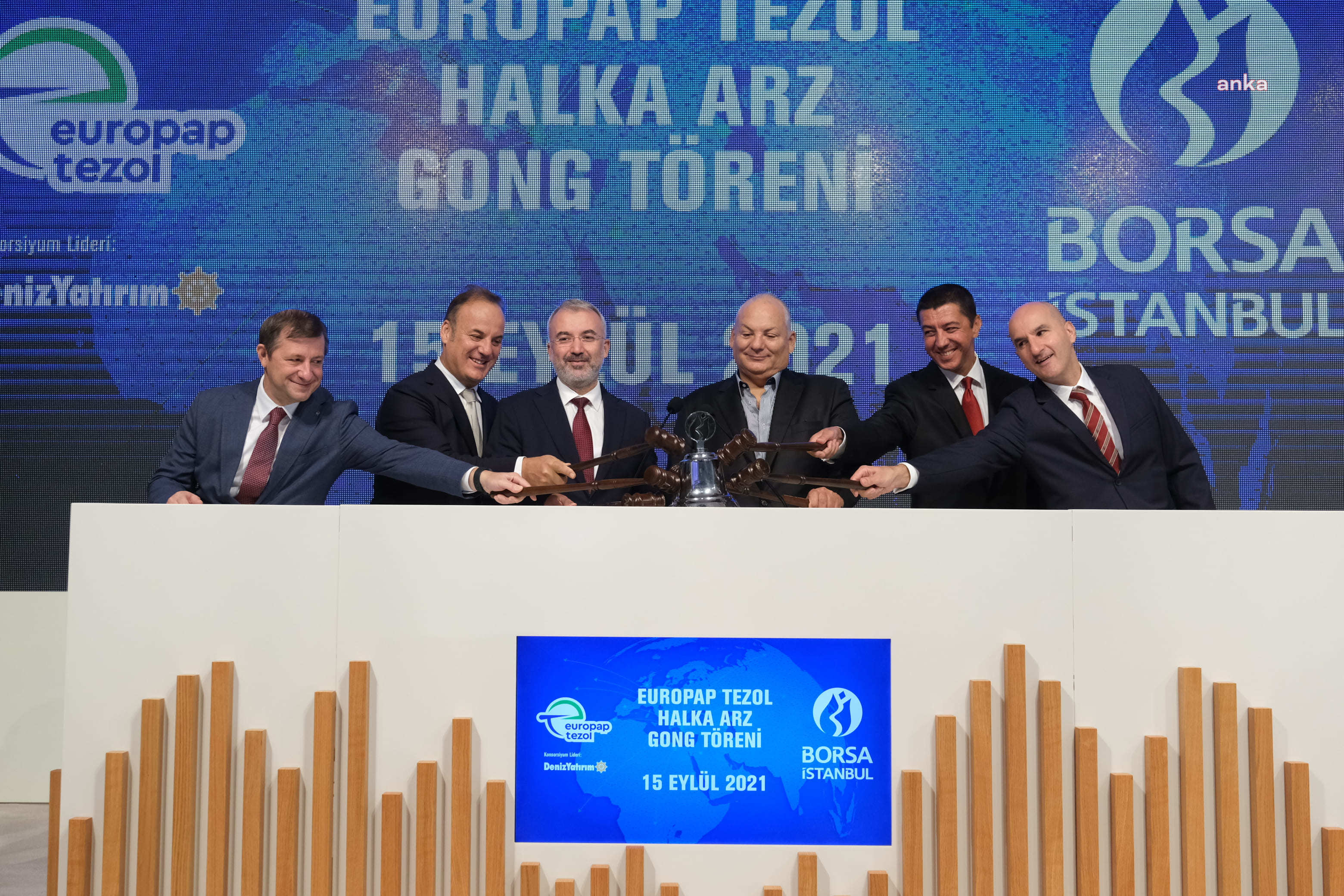 BORSA İSTANBUL’DA GONG EUROPAP TEZOL KAĞIT İÇİN ÇALDI