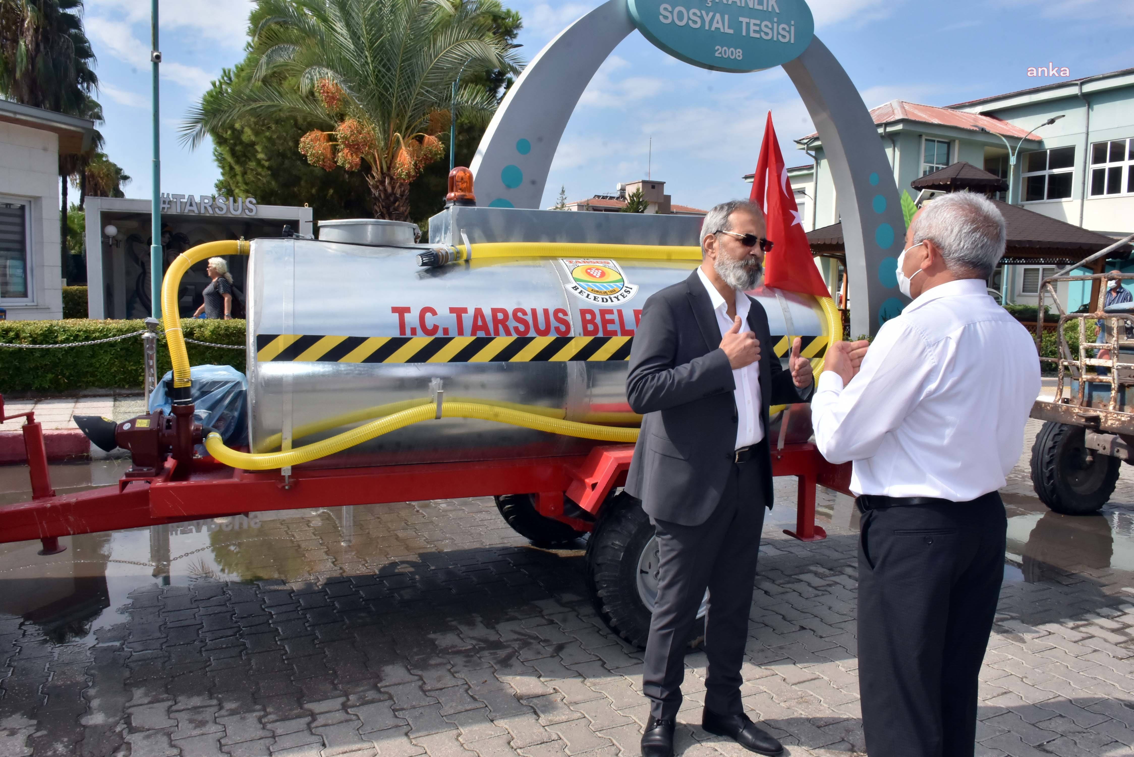 TARSUS BELEDİYESİ'NDEN ORMAN YANGINLARIYLA MÜCADELEYE DESTEK