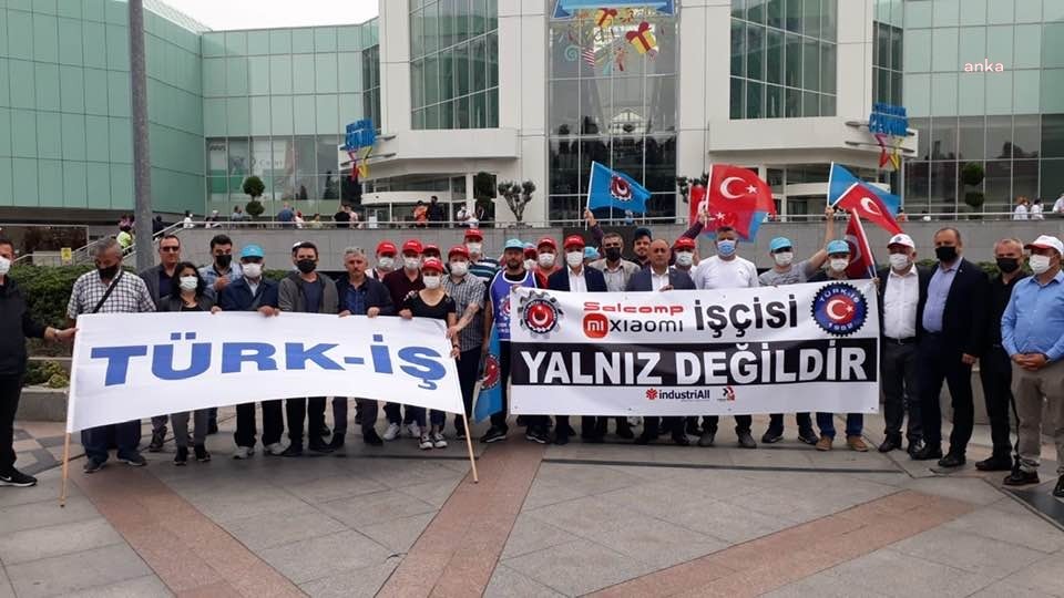 TÜRK METAL SALCOMP XİAOMİ'YE SESLENDİ: "TÜRKİYE'Yİ UCUZ İŞÇİ CENNETİNE ÇEVİRMEYE KALKIŞANLAR KARŞISINDA BİZİ BULUR"