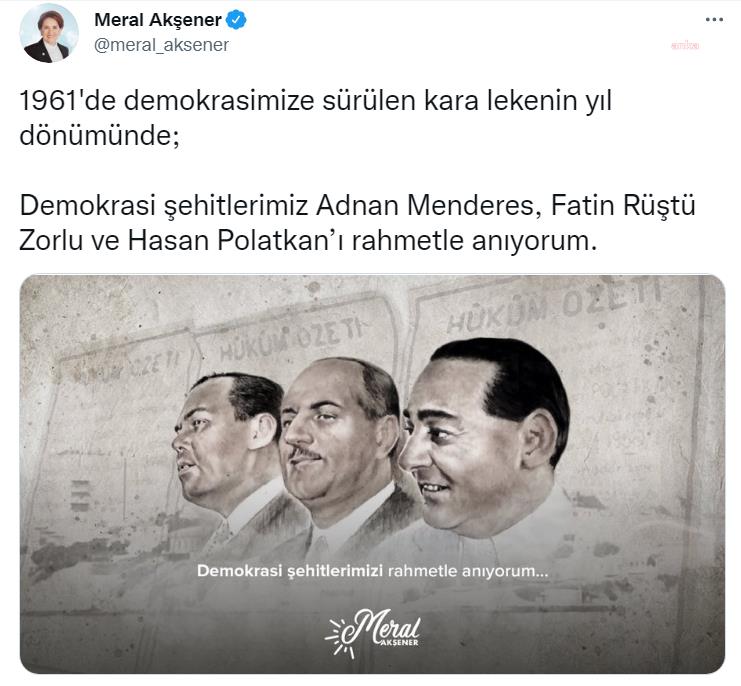 AKŞENER MENDERES, ZORLU VE POLATKAN'I ANDI
