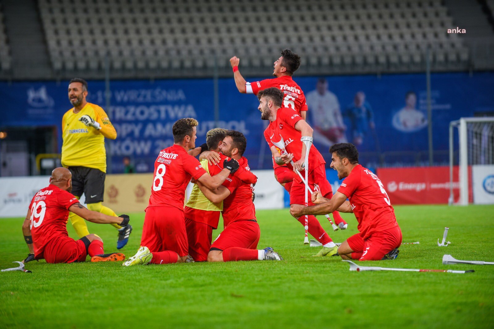 TÜRKİYE AMPUTE FUTBOL MİLLİ TAKIMI AVRUPA ŞAMPİYONU