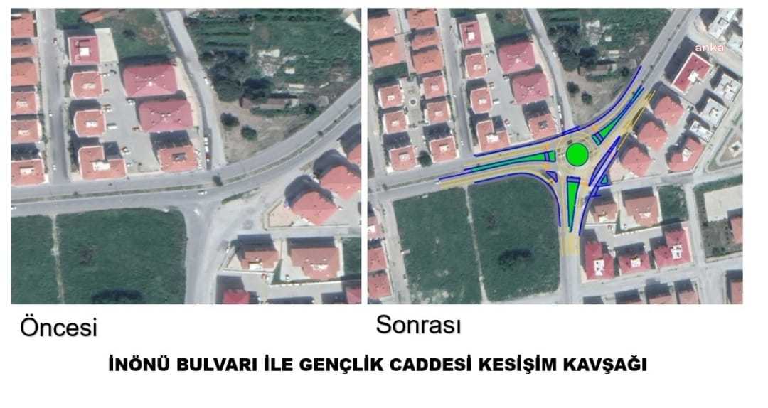 İZMİR BÜYÜKŞEHİR BELEDİYESİ’NDEN TİRE'YE 3 YENİ KAVŞAK PROJESİ