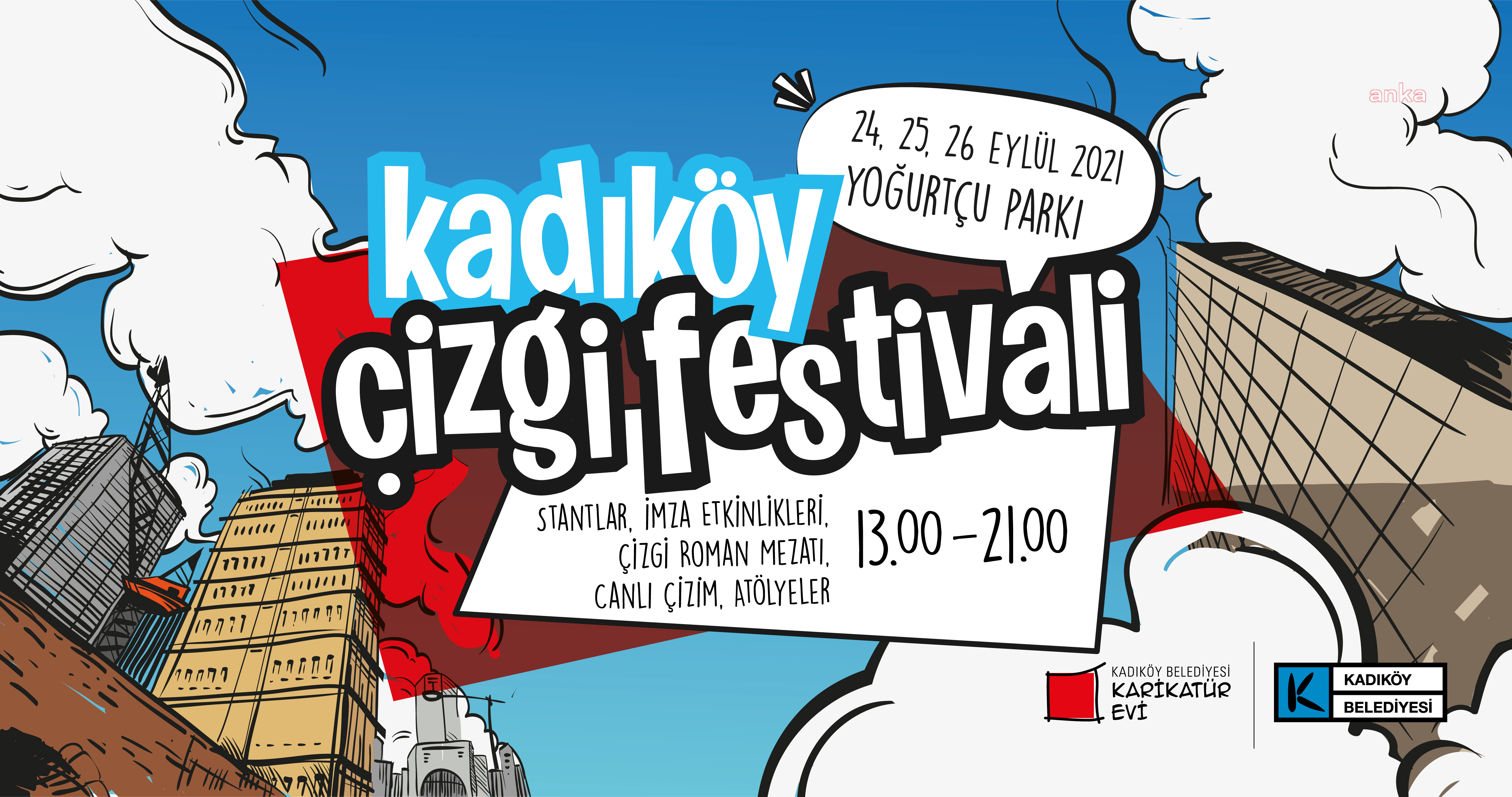 KADIKÖY ÇİZGİ FESTİVALİ PROGRAMI BELLİ OLDU