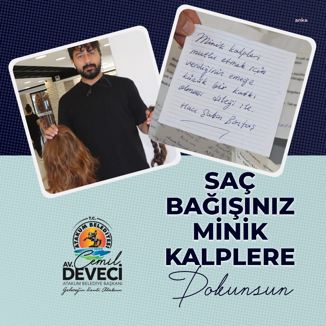 LÖSEMİLİ ÇOCUKLAR İÇİN ATAKUM'DAN "PERUK DAYANIŞMASI" ÇAĞRISI