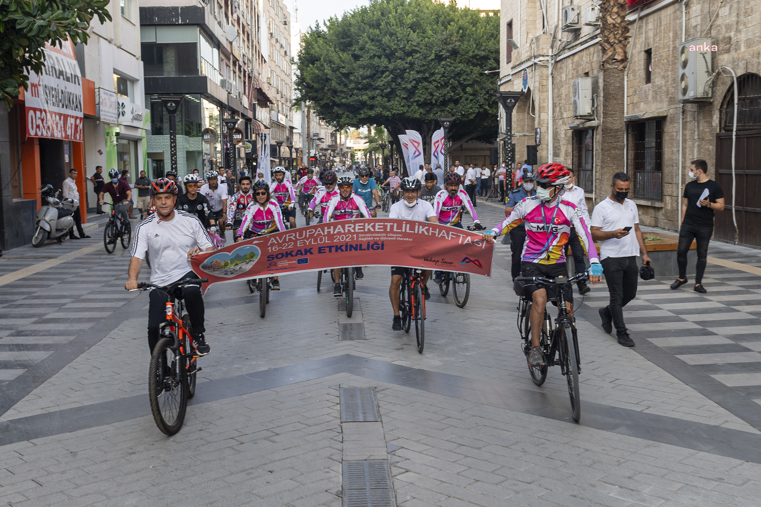 MERSİN’DE PEDALLAR DAHA FAZLA HAREKET İÇİN ÇEVRİLDİ