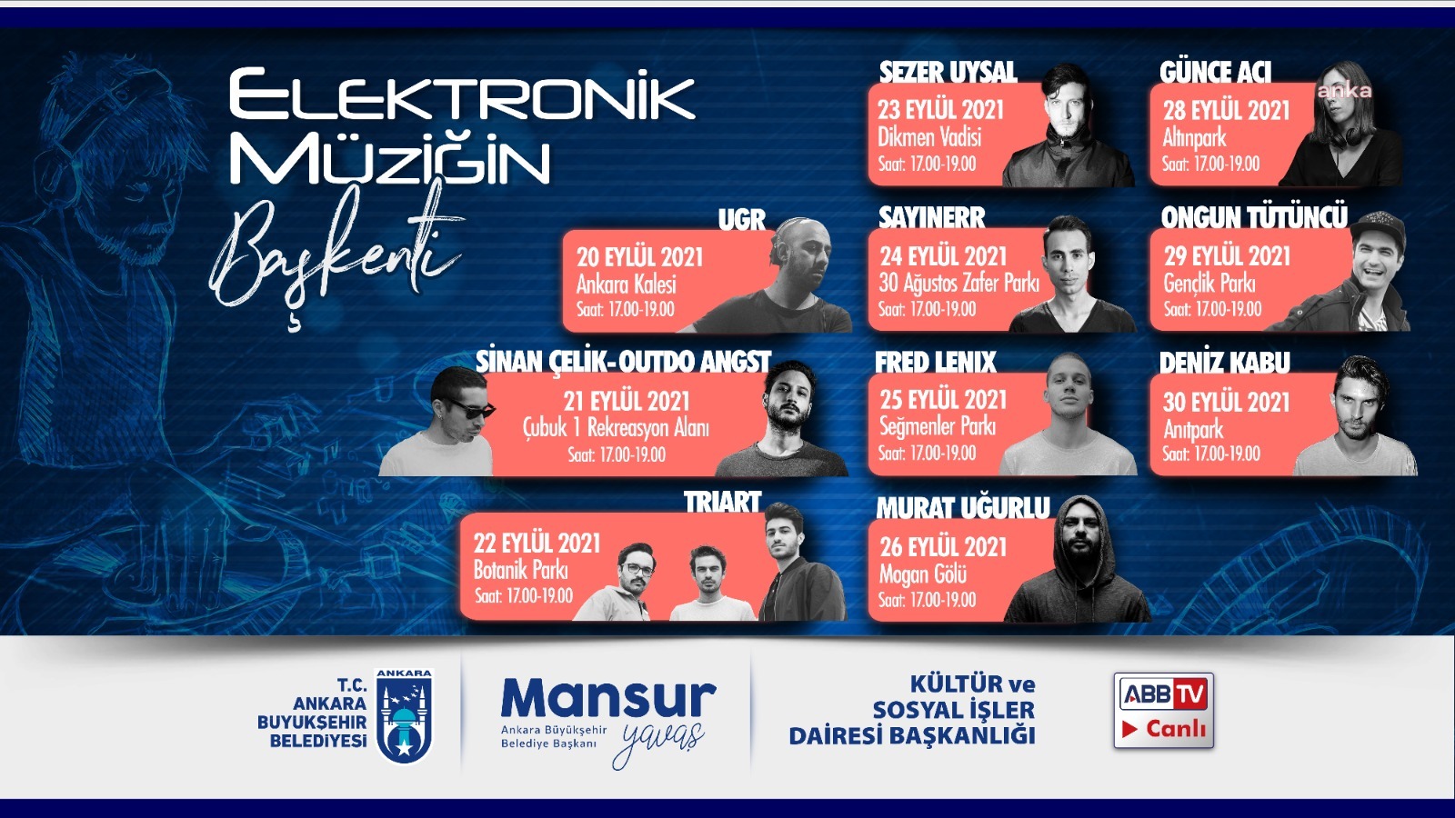TÜRKİYE’DE BİR İLK: ANKARA BÜYÜKŞEHİR’DEN ELEKTRONİK MÜZİK FESTİVALİ