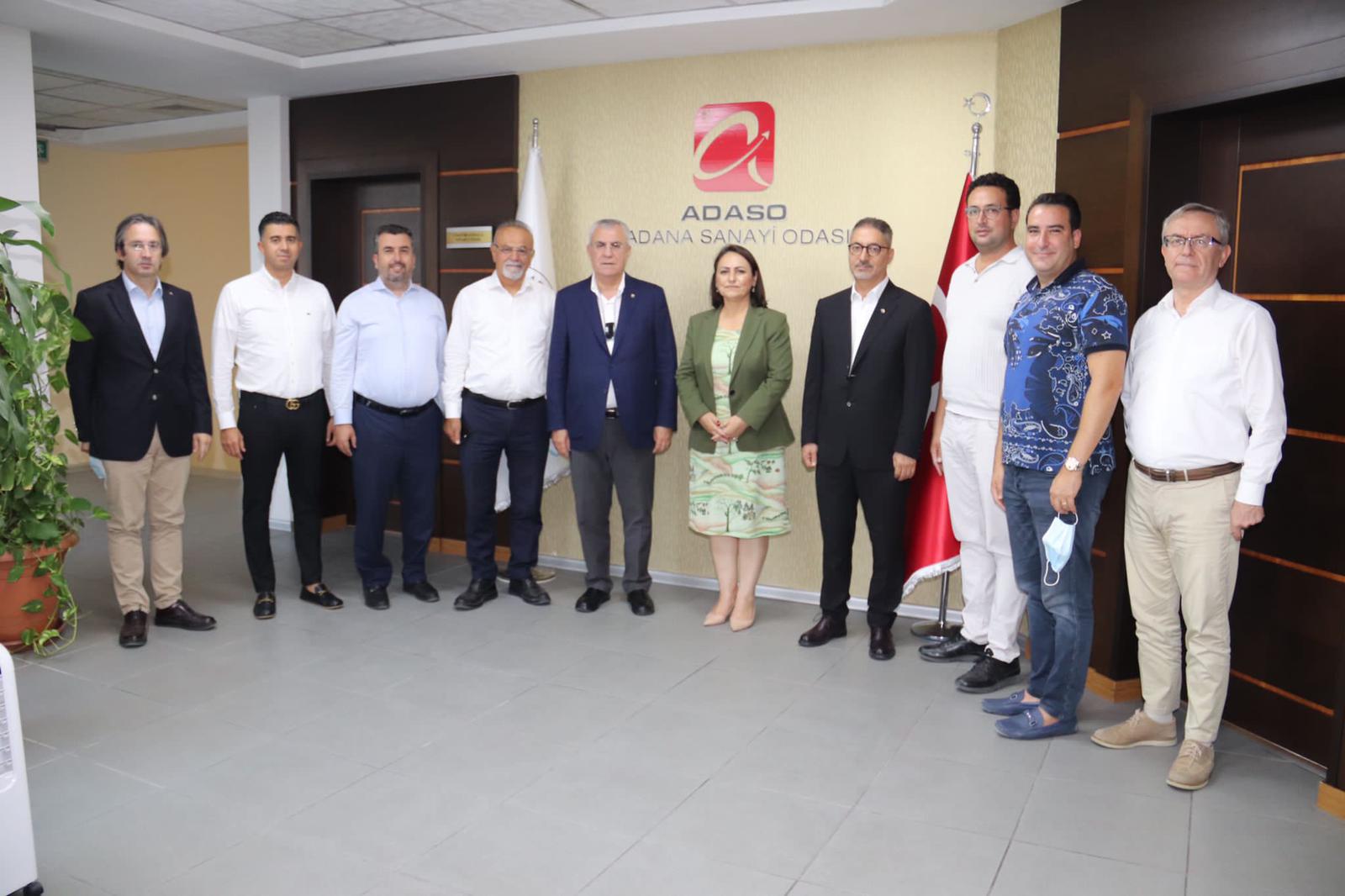 CHP'Lİ ŞEVKİN, ADANA İŞ DÜNYASI TEMSİLCİLERİNİN SORUNLARINI DİNLEDİ