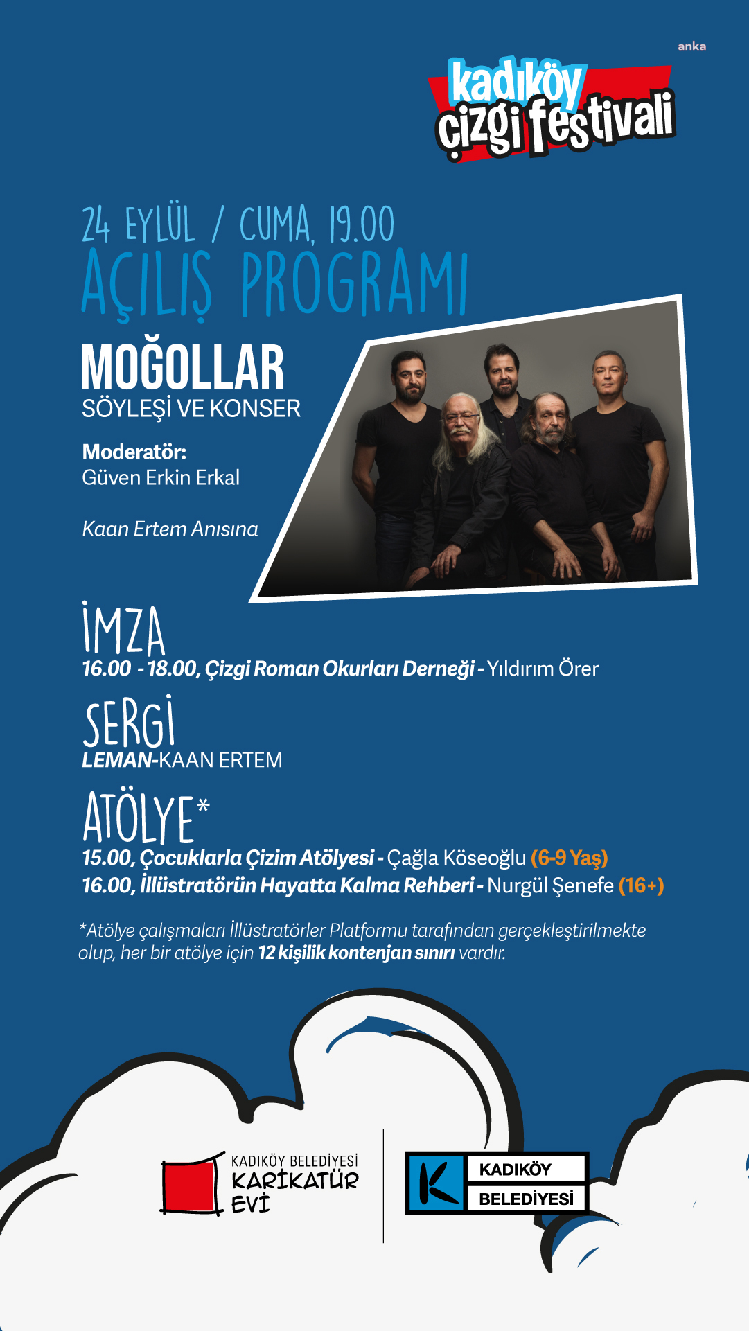 KADIKÖY ÇİZGİ FESTİVALİ 24 EYLÜL'DE BAŞLIYOR