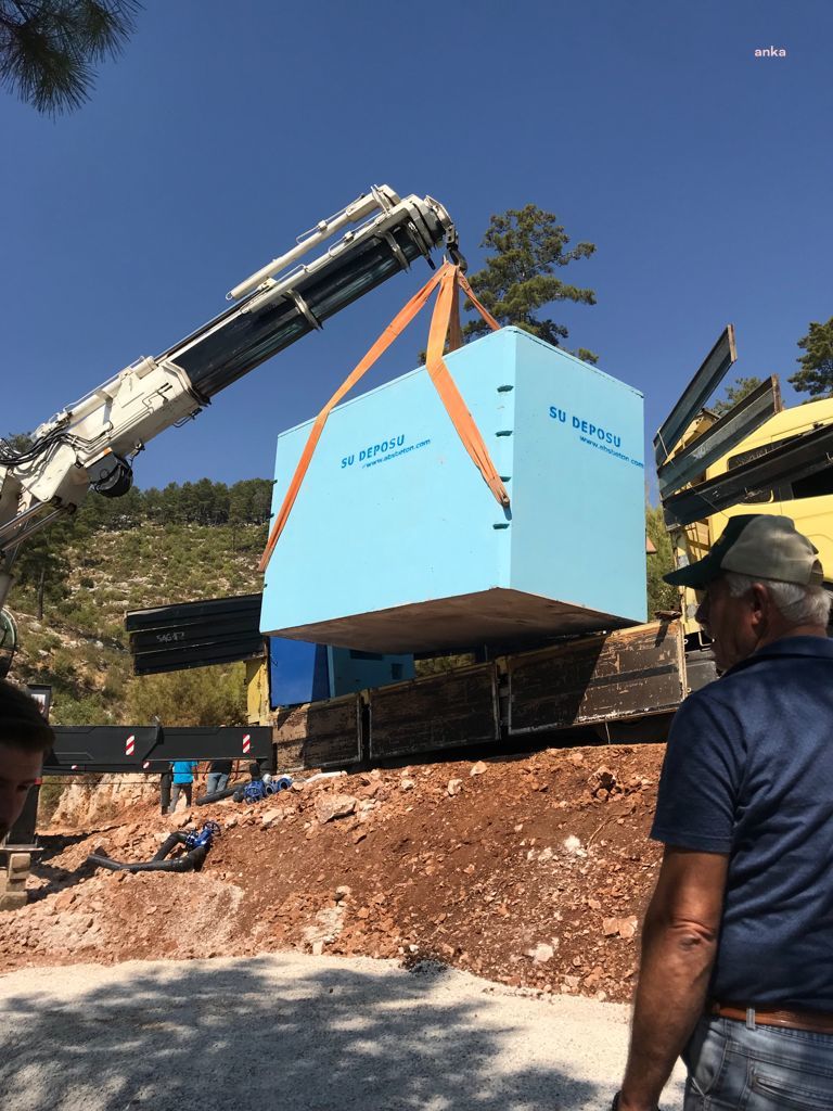 ANTALYA’DA İÇME SUYU SORUNUNA PORTATİF DEPO ÇÖZÜMÜ
