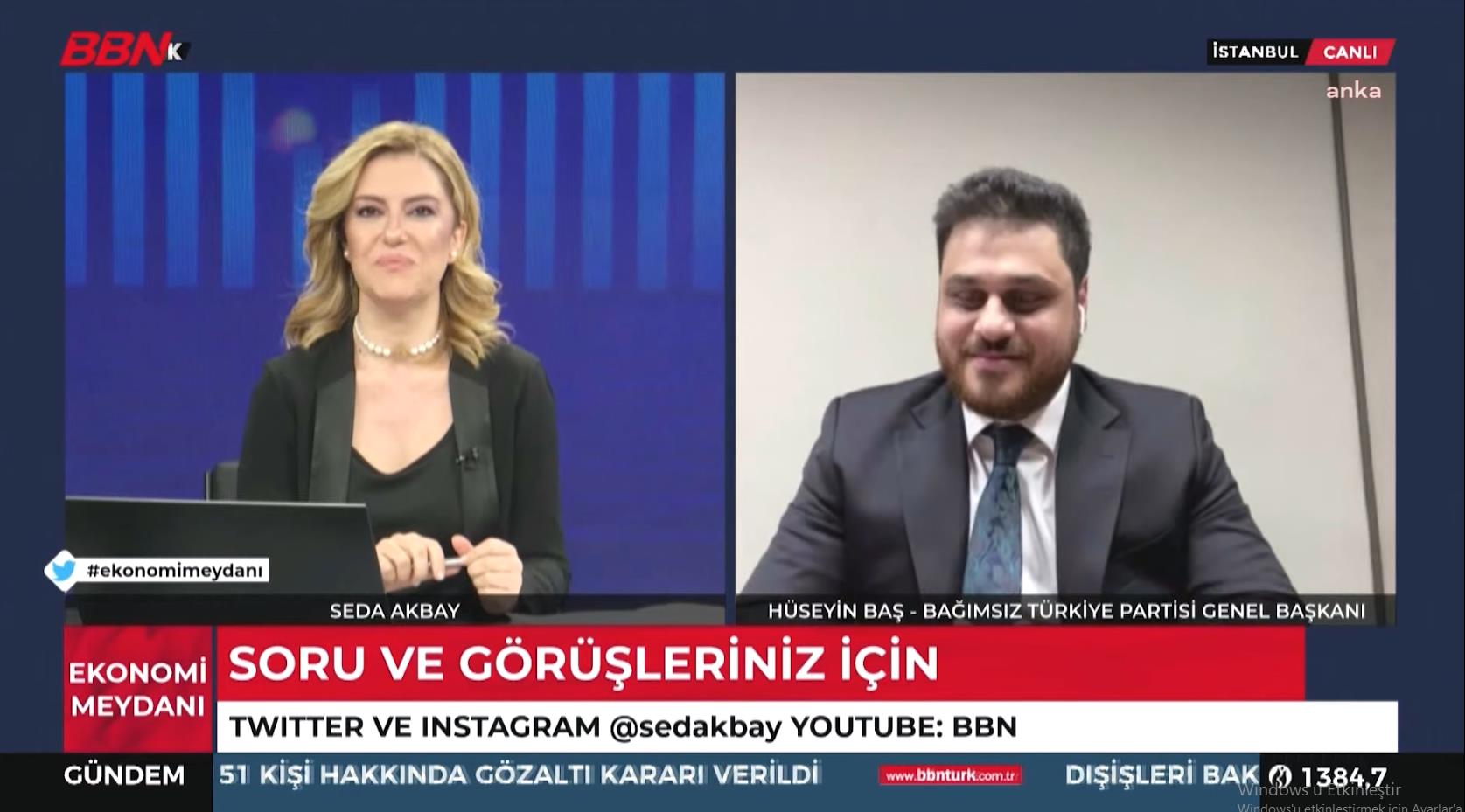BTP GENEL BAŞKANI BAŞ: "BTP'NİN YOLCULUĞU BİZLER YAŞADIKÇA İLELEBET DEVAM EDECEK"