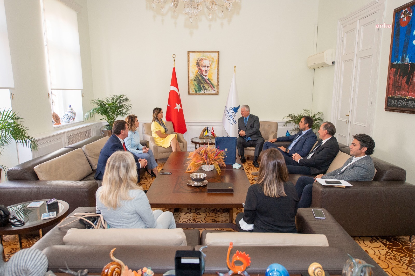 BAŞKAN VEKİLİ ÖZUSLU, BOSNA HERSEK HEYETİNİ AĞIRLADI