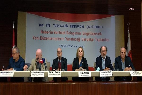 BASIN MESLEK ÖRGÜTLERİ: “SOSYAL MEDYA YASASI’NA GAZETECİLİK FAALİYETİ DAHİL EDİLMESİN”